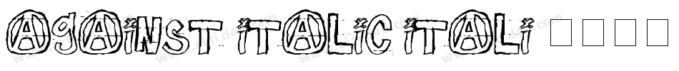 against-Italic Itali字体转换